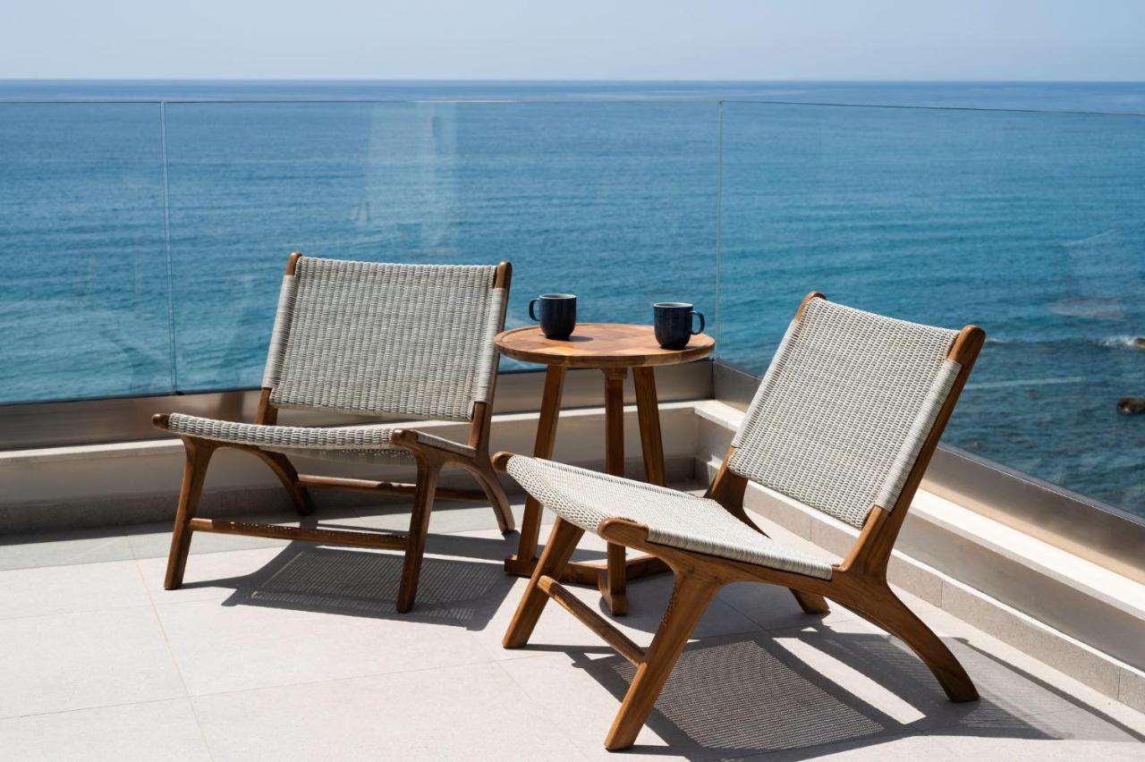 Rozites Luxury Beachfront Villa, By Hellocrete Kerames Exteriör bild